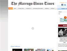 Tablet Screenshot of marengo-uniontimes.com